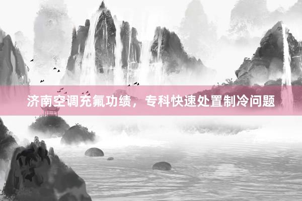 济南空调充氟功绩，专科快速处置制冷问题